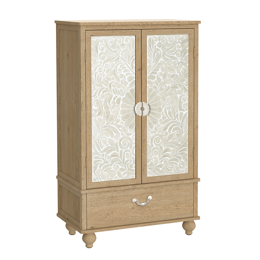 Lustra Fleur 2-Door 1-Drawer Chest
